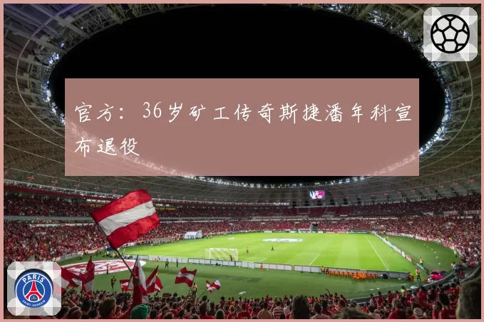 官方：36岁矿工传奇斯捷潘年科宣布退役